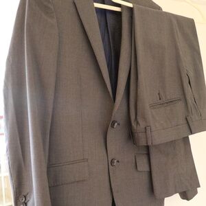 Men's Suit and Pants- Venicio Daltoni 38S (Gray, wool/cashmere)